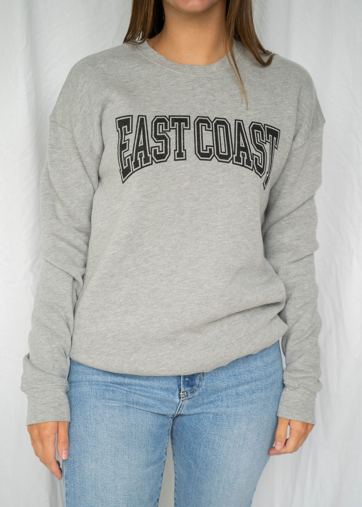 east coast graphic sweatshirt