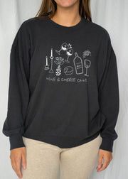 wine club sunday sweatshirt