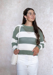 broadbeach stripe sweater