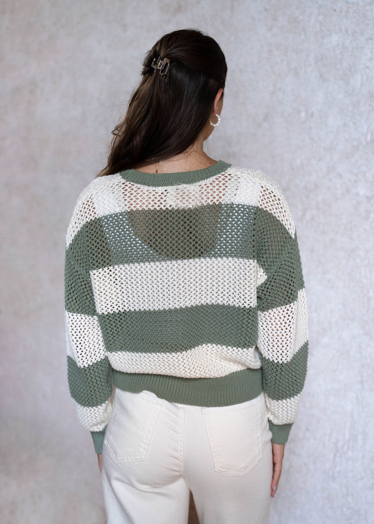 broadbeach stripe sweater