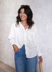 the perfect linen top