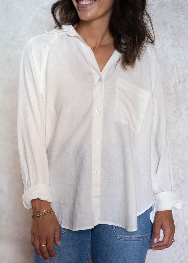 the perfect linen top