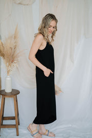 textured flared jumpsuit