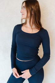 leila rib long sleeve