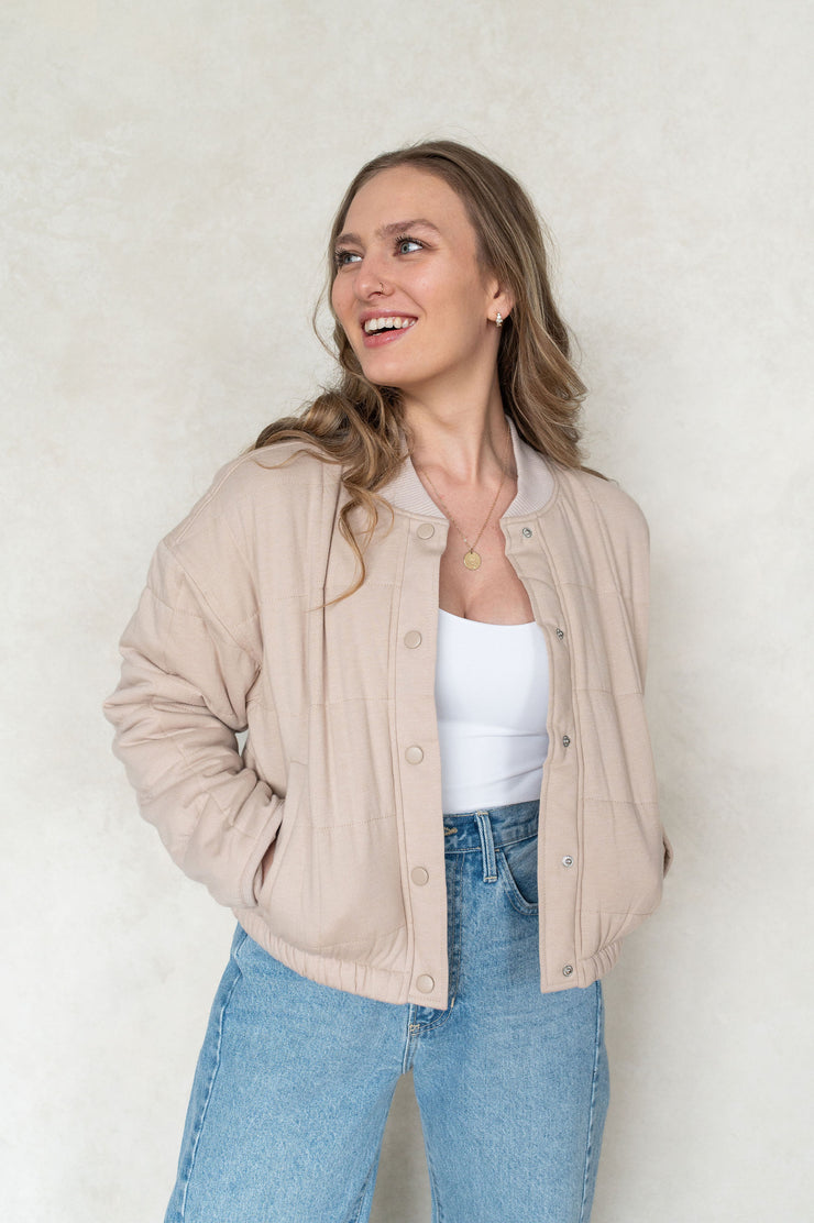 la jolla quilted jacket