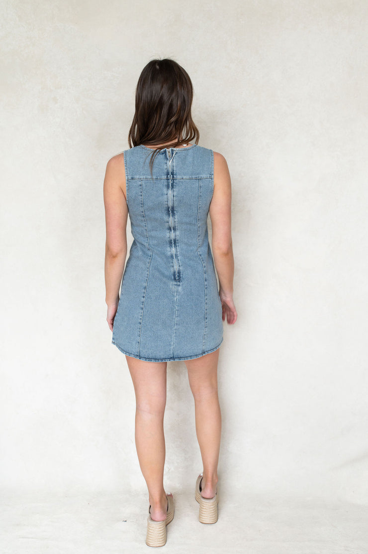 kyleigh denim dress