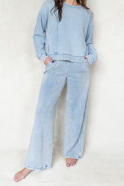 hunter knit denim pant