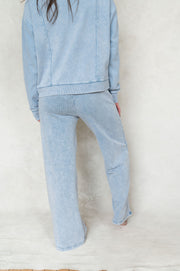 hunter knit denim pant