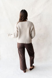 naomi herringbone cardigan