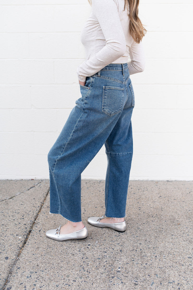 nicole barrel jeans