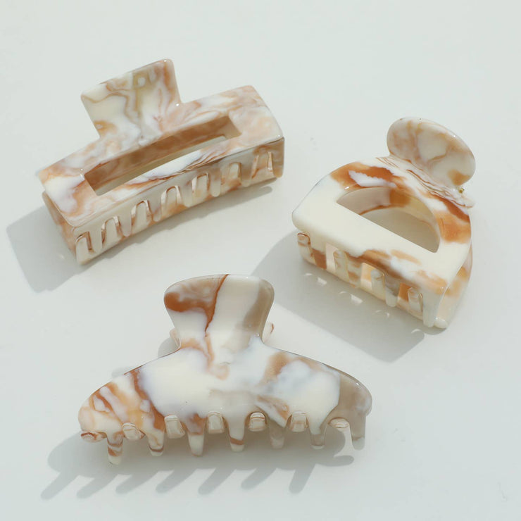 calacatta gold assorted claw clips