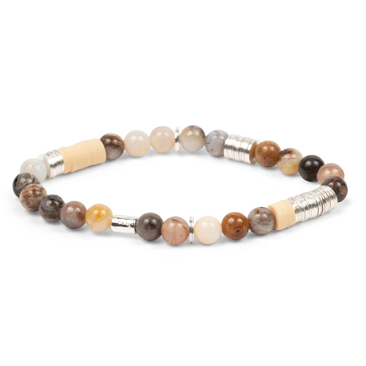 intermix stone stacking bracelet | mexican onyx