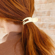 skinny ponytail claw clip