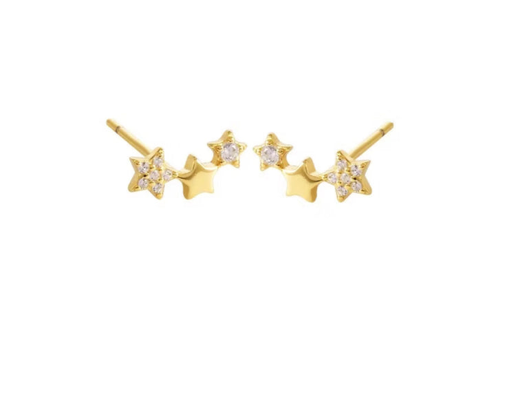 dainty star earrings