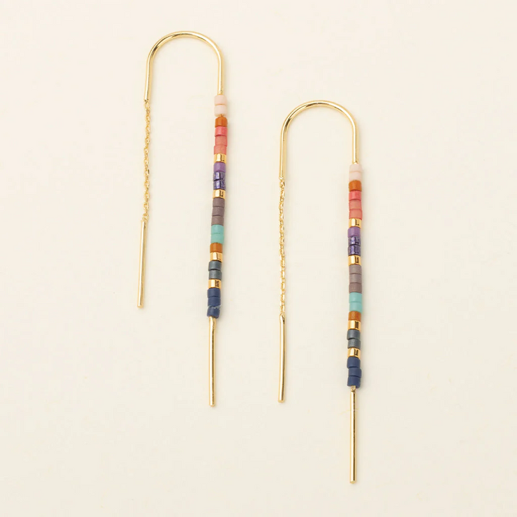 chromacolor miyuki thread earrings