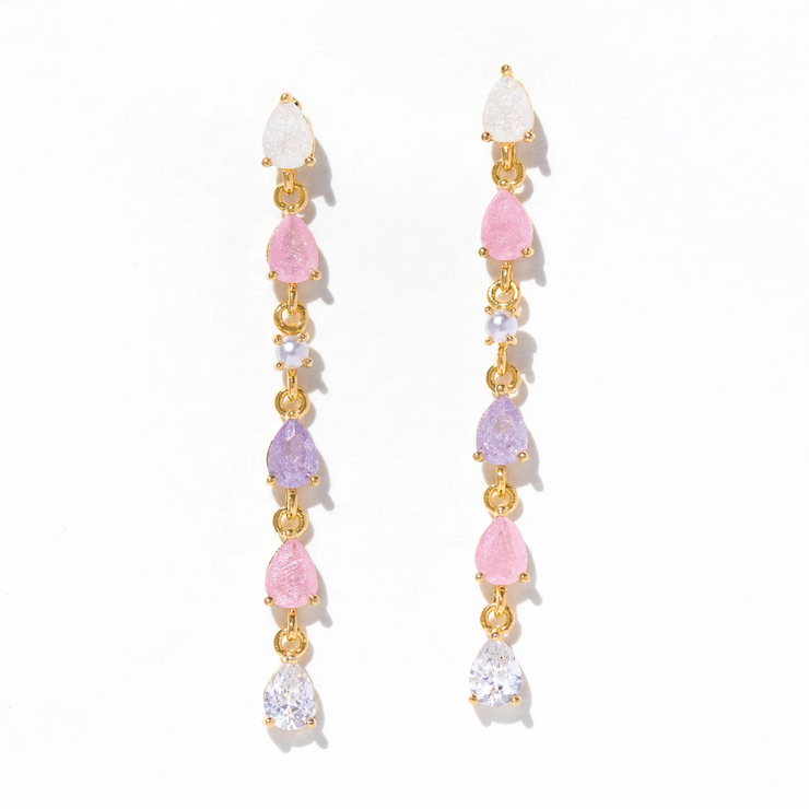 lavender haze dangle earrings