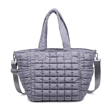 dreamer quilted puffer nylon tote