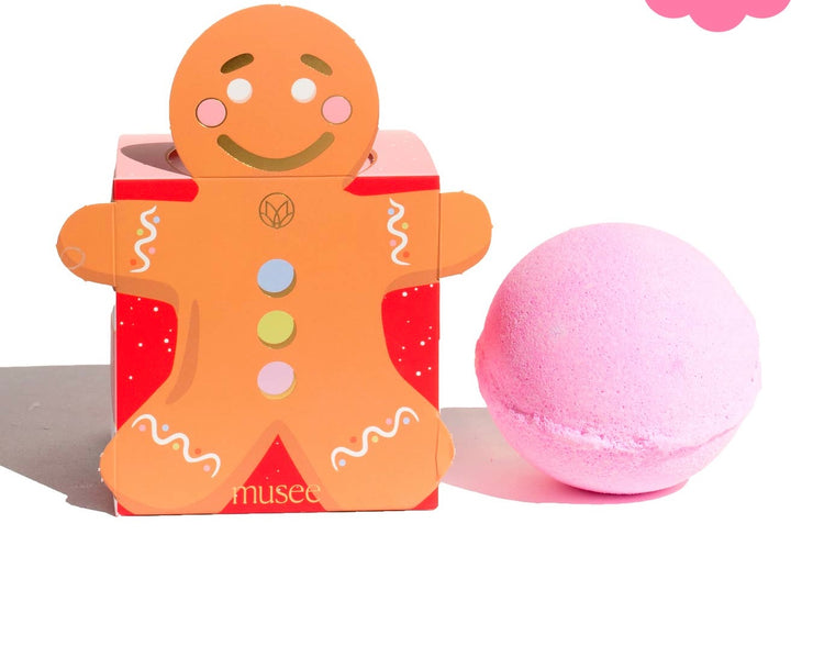 gingerbread boxed bath bomb