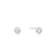 solitaire cz studs