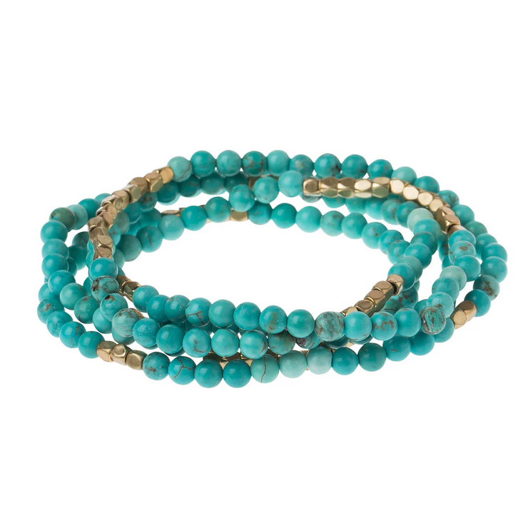 stone wrap bracelet + necklace | stone of the sky