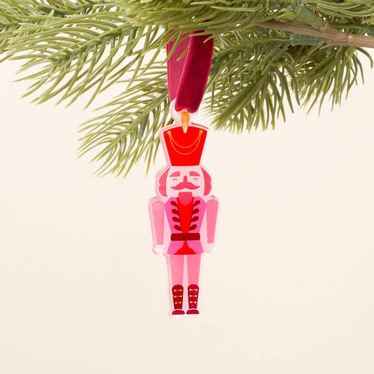 acrylic ornaments - nutcracker