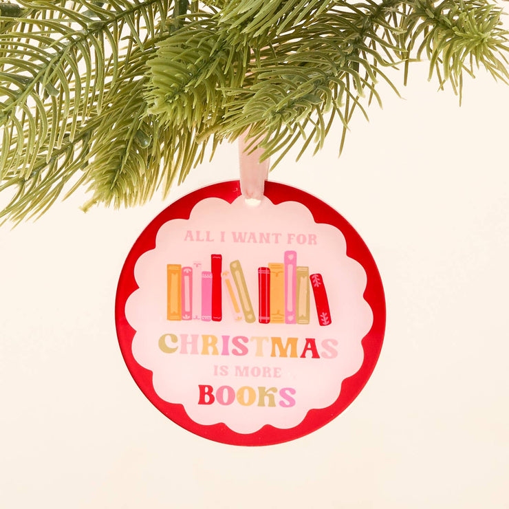 acrylic ornaments - more books