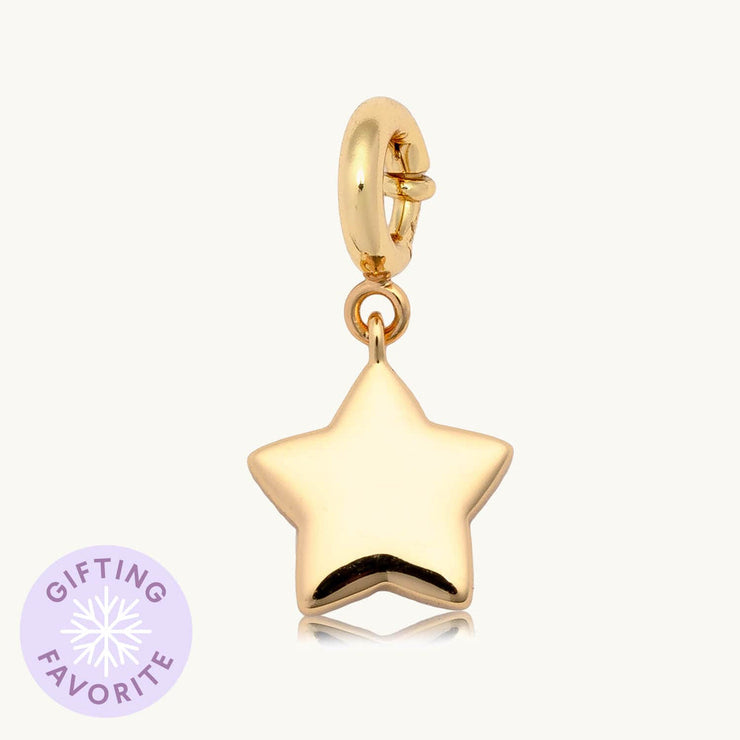 puffy star charm