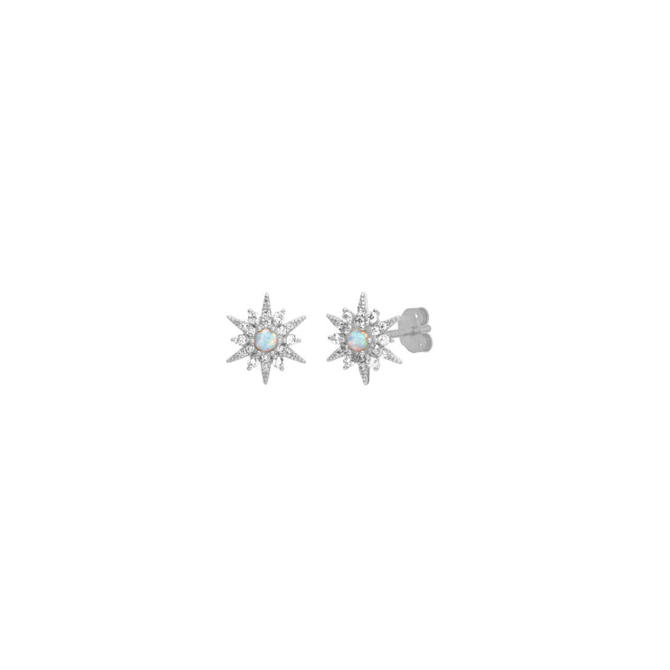 opal starburst studs