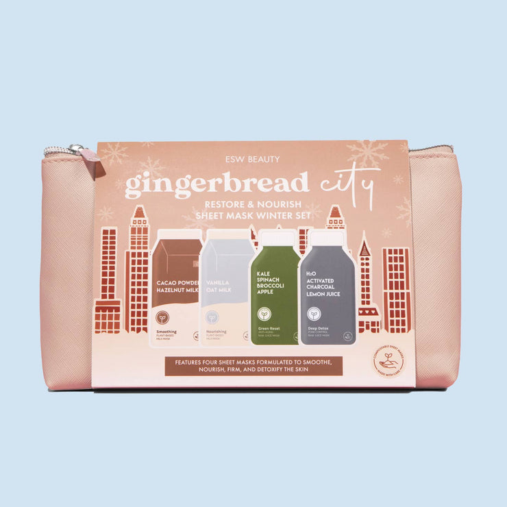 gingerbread restoring + nourishing sheet mask kit