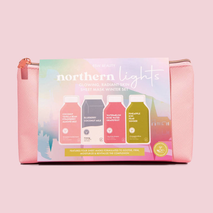 northern lights radiant sheet mask kit