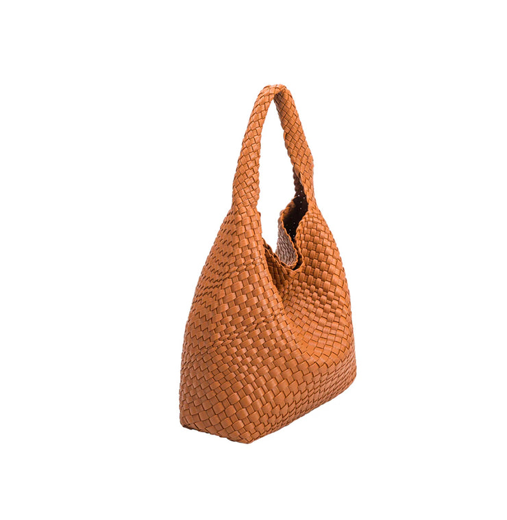 johanna woven shoulder bag