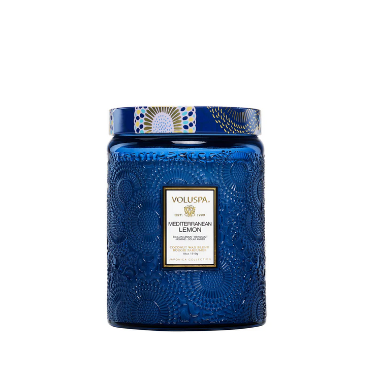 large jar candle | mediterranean lemon