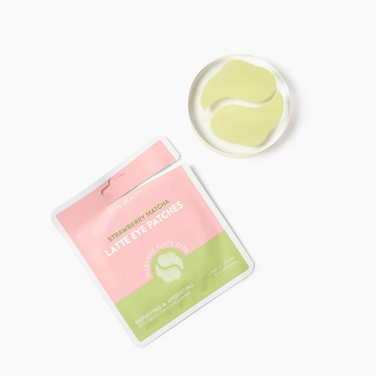 hydrating under eye patch | strawberry matcha