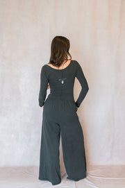 hot shot wide leg onesie