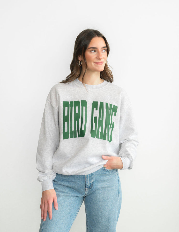 the bird gang crewneck pullover