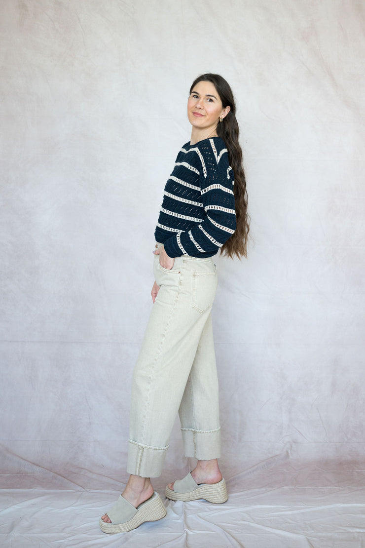 estero stripe sweater