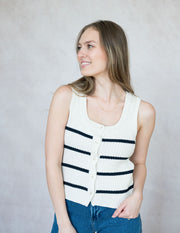 sycamore stripe sweater vest