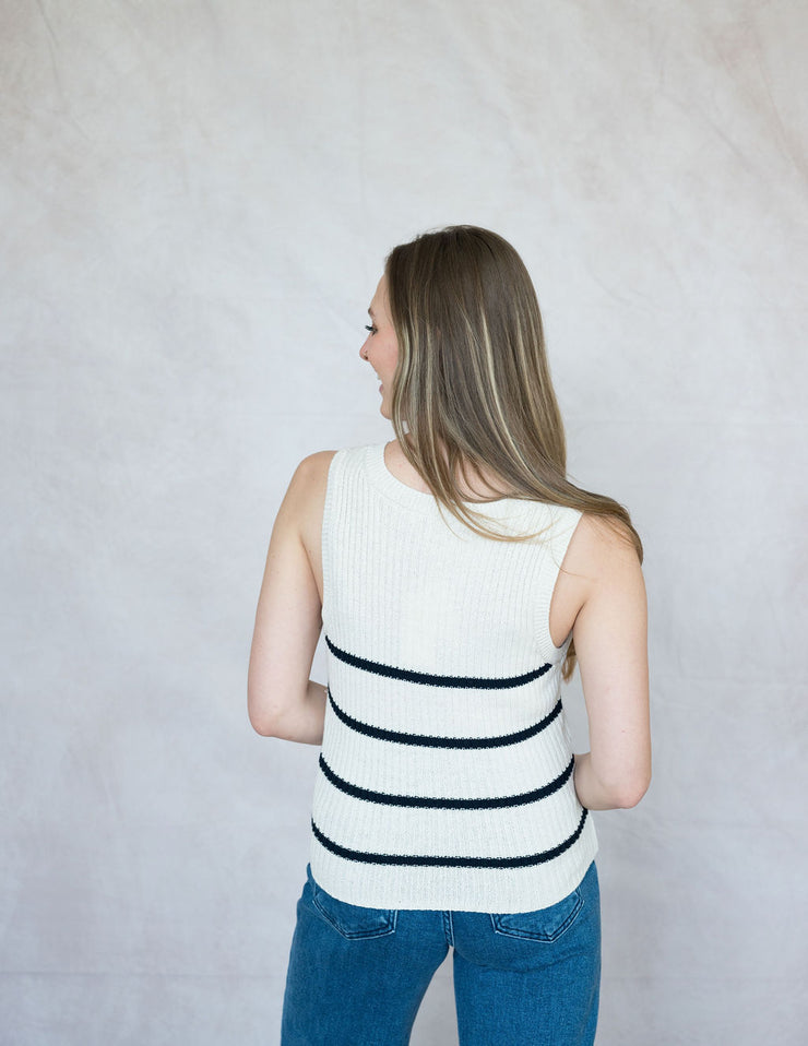 sycamore stripe sweater vest