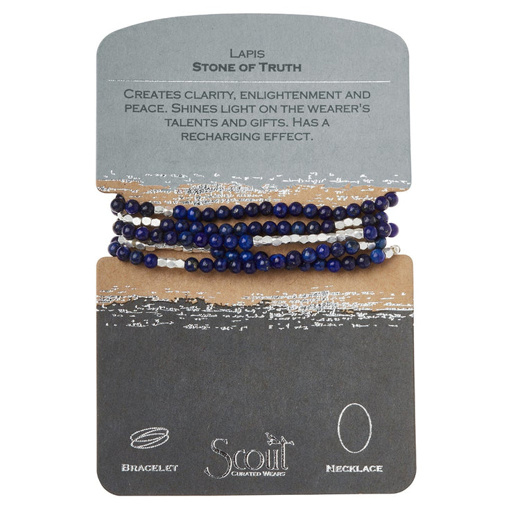 stone wrap bracelet + necklace | stone of truth